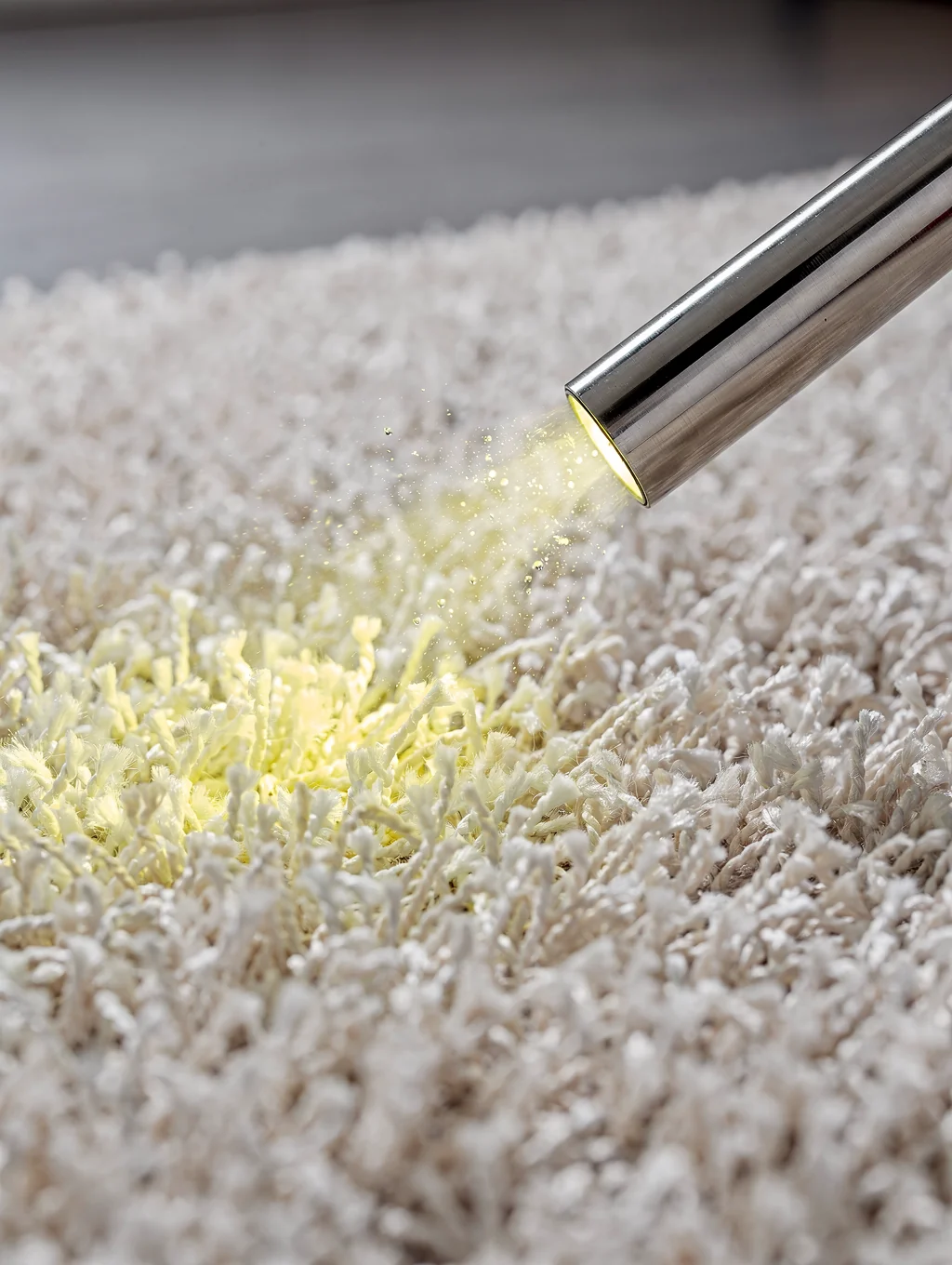 Deep carpet cleaning process