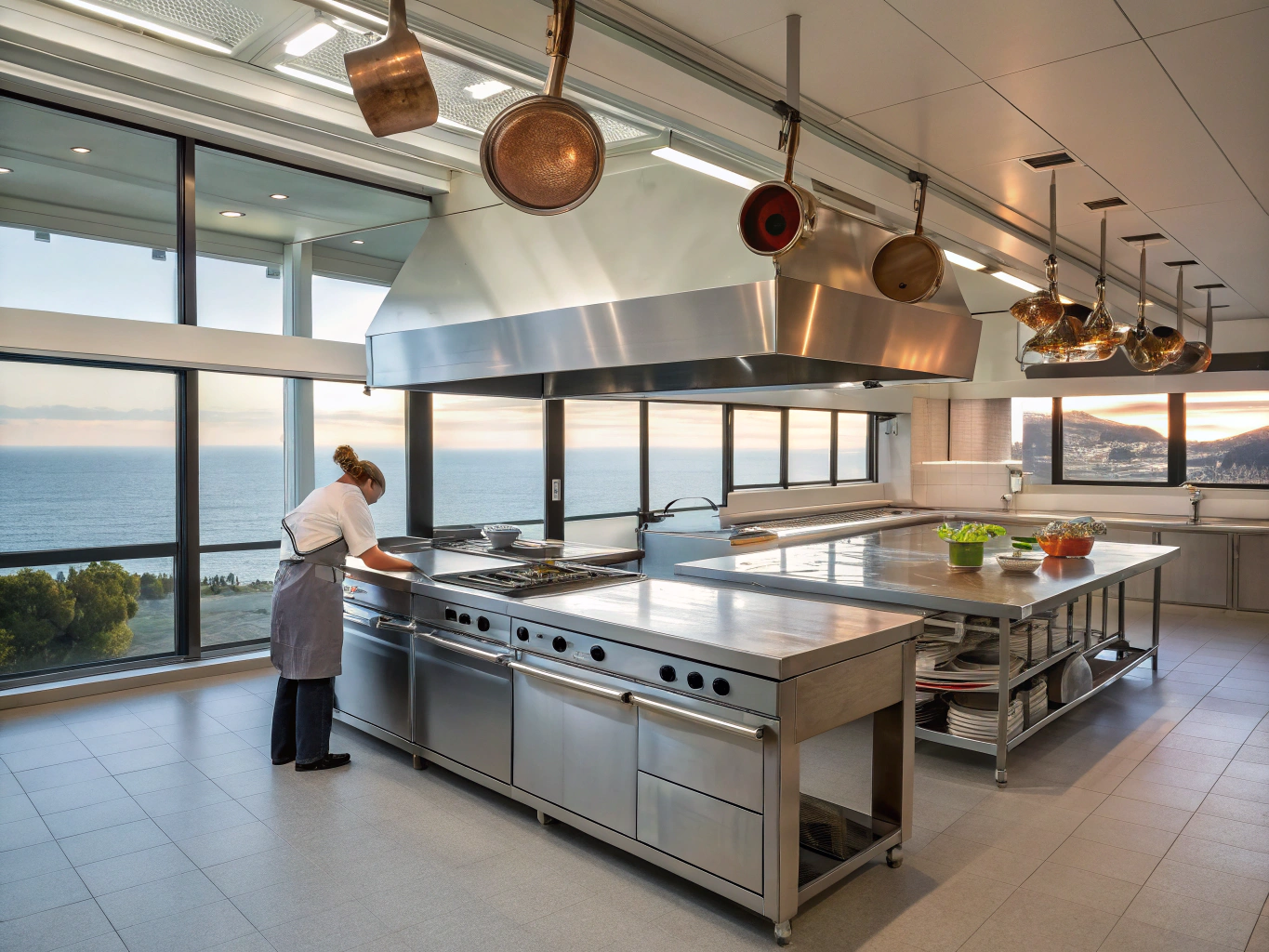 Deep cleaning of a commercial kitchen environment